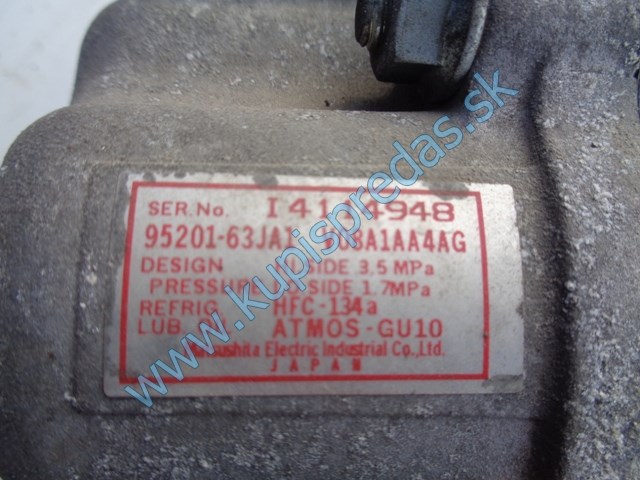 kompresor klimatizácie na suzuki sx4, 1,6i, 95201-63JAI